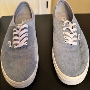 Vans Men's Light Blue waterproof Dupont Canvas Sneakers